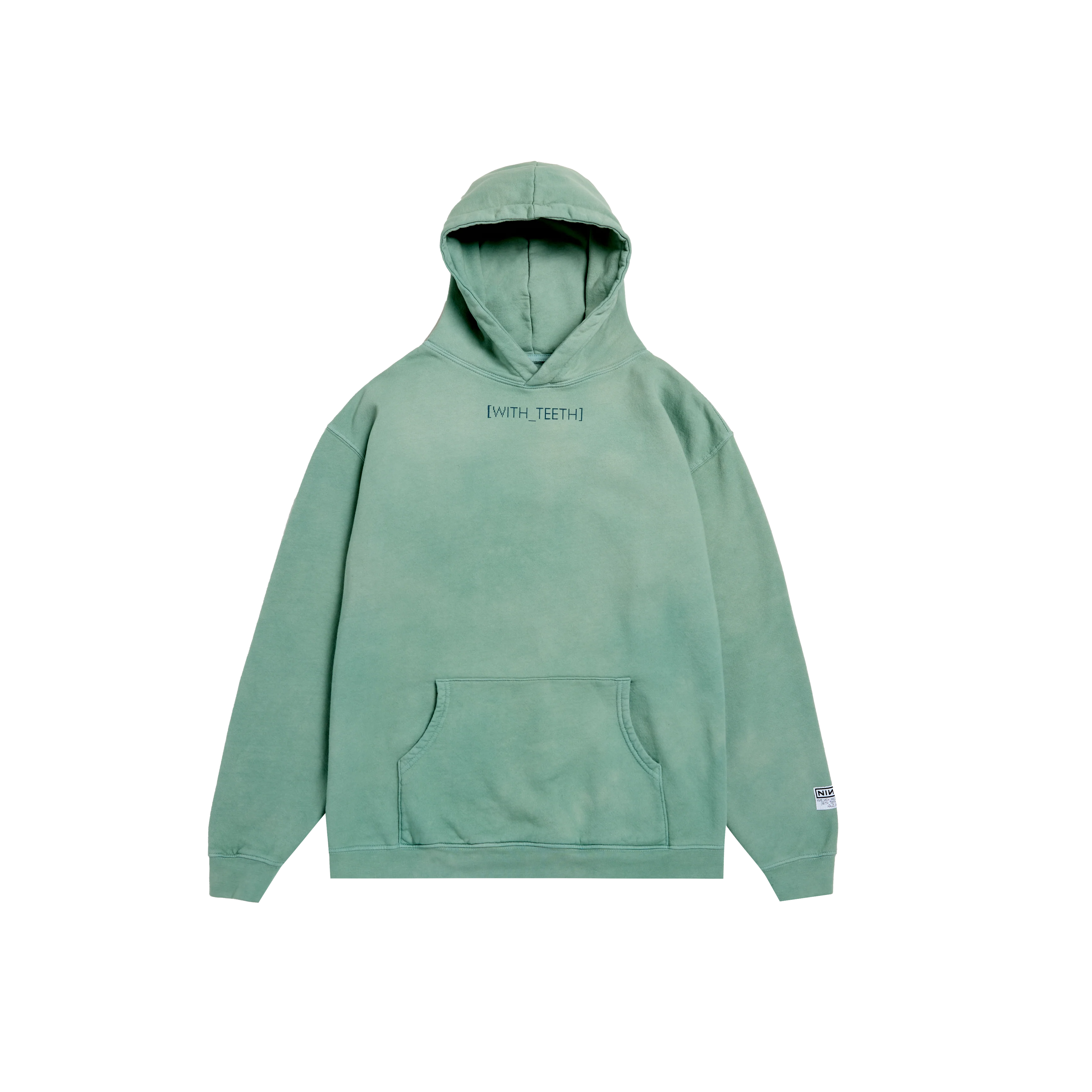 WITH TEETH 20 WASHED HOODIE - Image 5